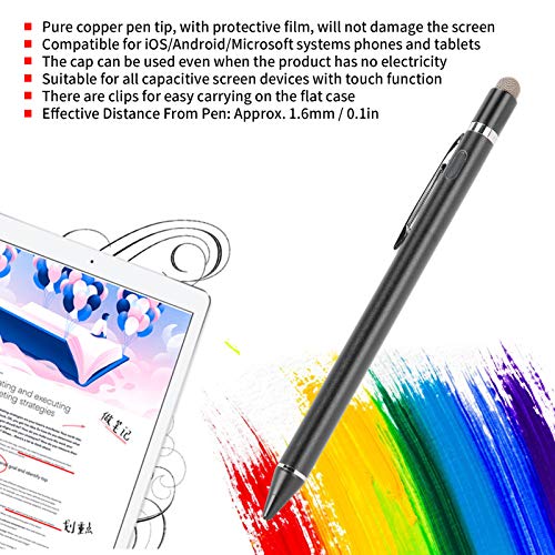 Cuifati Stylus Pen, Touch Screen Digital Pencil, Pure Copper Pen Tip with Protective Film, Compatible with for IOS/Android systems - Image 4
