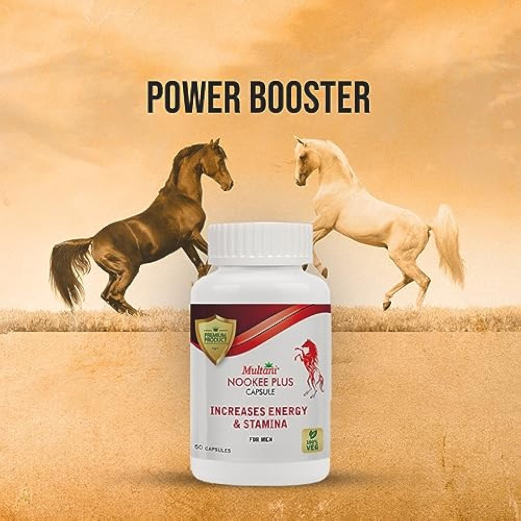 Multani Nookee Plus Capsules for Wellness, 60 Veg Capsules