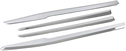 Miniatura 5 de TUBAIZAI Accesorios exteriores de automóvil, cubierta de moldura de puerta lateral para Toyota Highlander 2020 2021 2022 2023 ABS 4 piezas (estilo