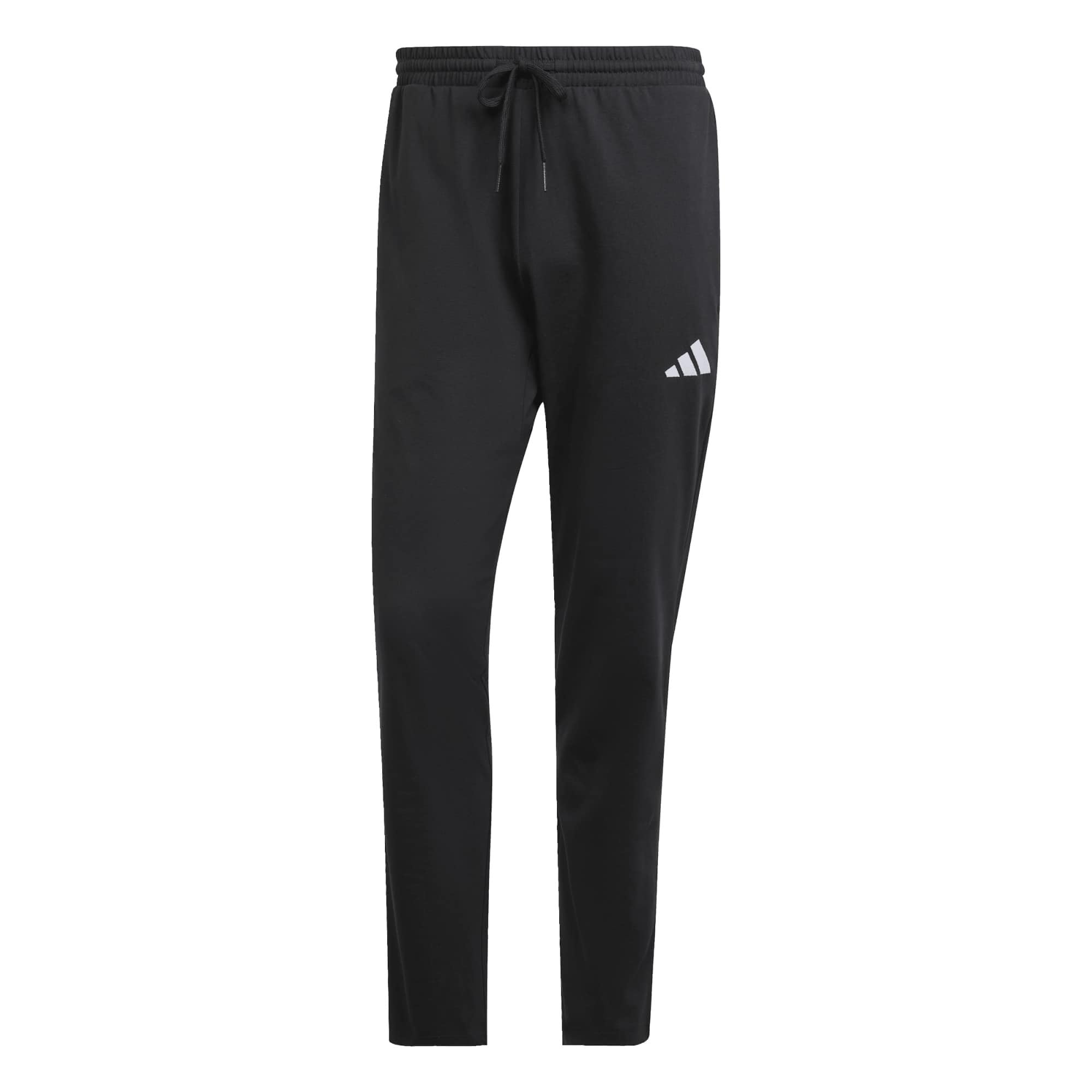 Adidas Sportswear Essentials Jersey Joggers With Logo Men's Black Medium
