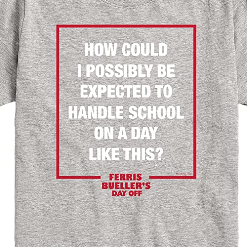 HYBRID APPAREL - Ferris Bueller's Day Off - How Could I Possibly - Toddler and Youth Short Sleeve Graphic T-Shirt2