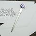 Tropical Blue Hibiscus Hawaiian Bloom Classic Chrome Plated Metal Envelope Letter Opener Slitter