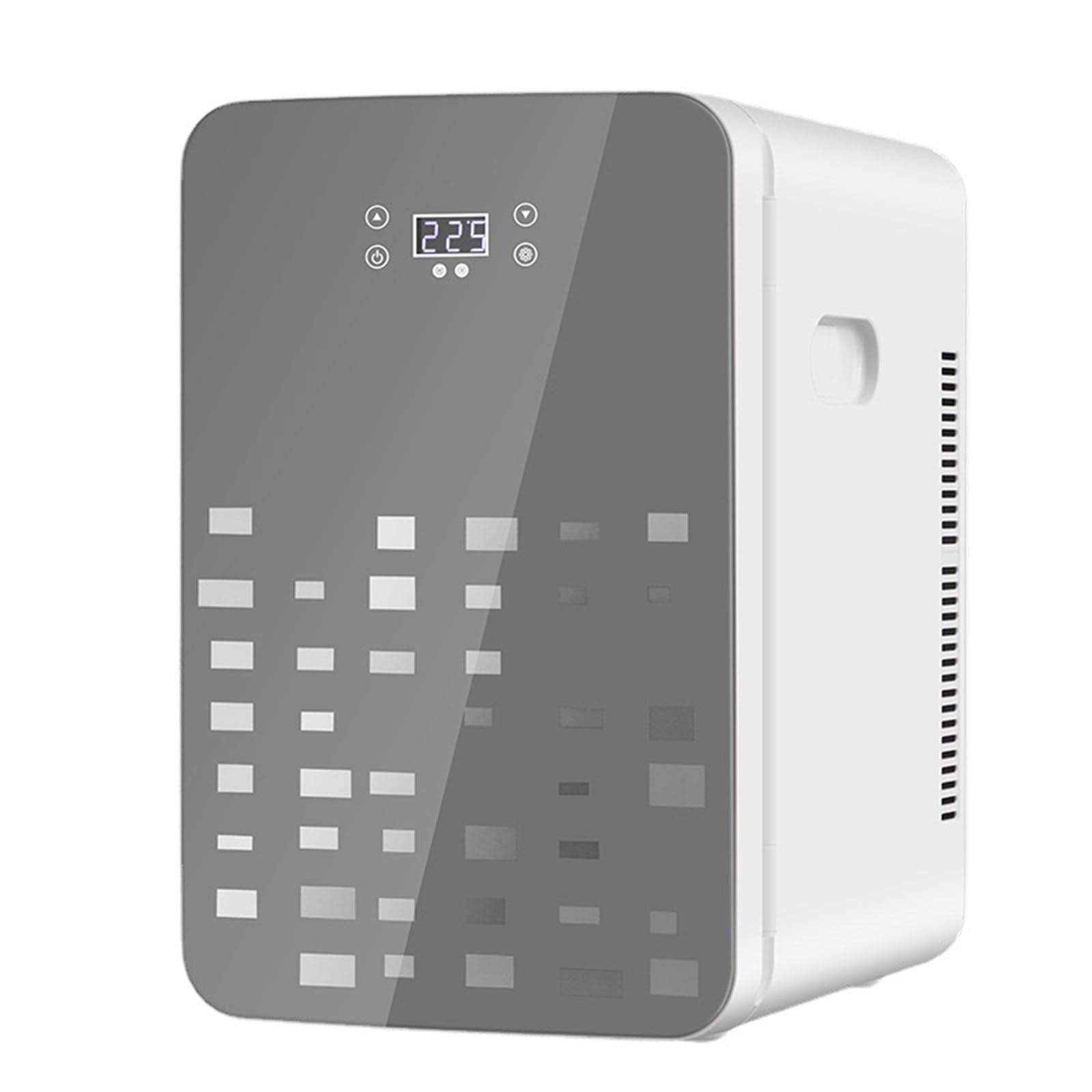 Nevera pequeña de 22L para habitación, nevera para el cuidado de la piel, minirefrigerador portátil, mininevera con ahorro de energía, refrigerador de doble uso para el hogar y el coche,12L