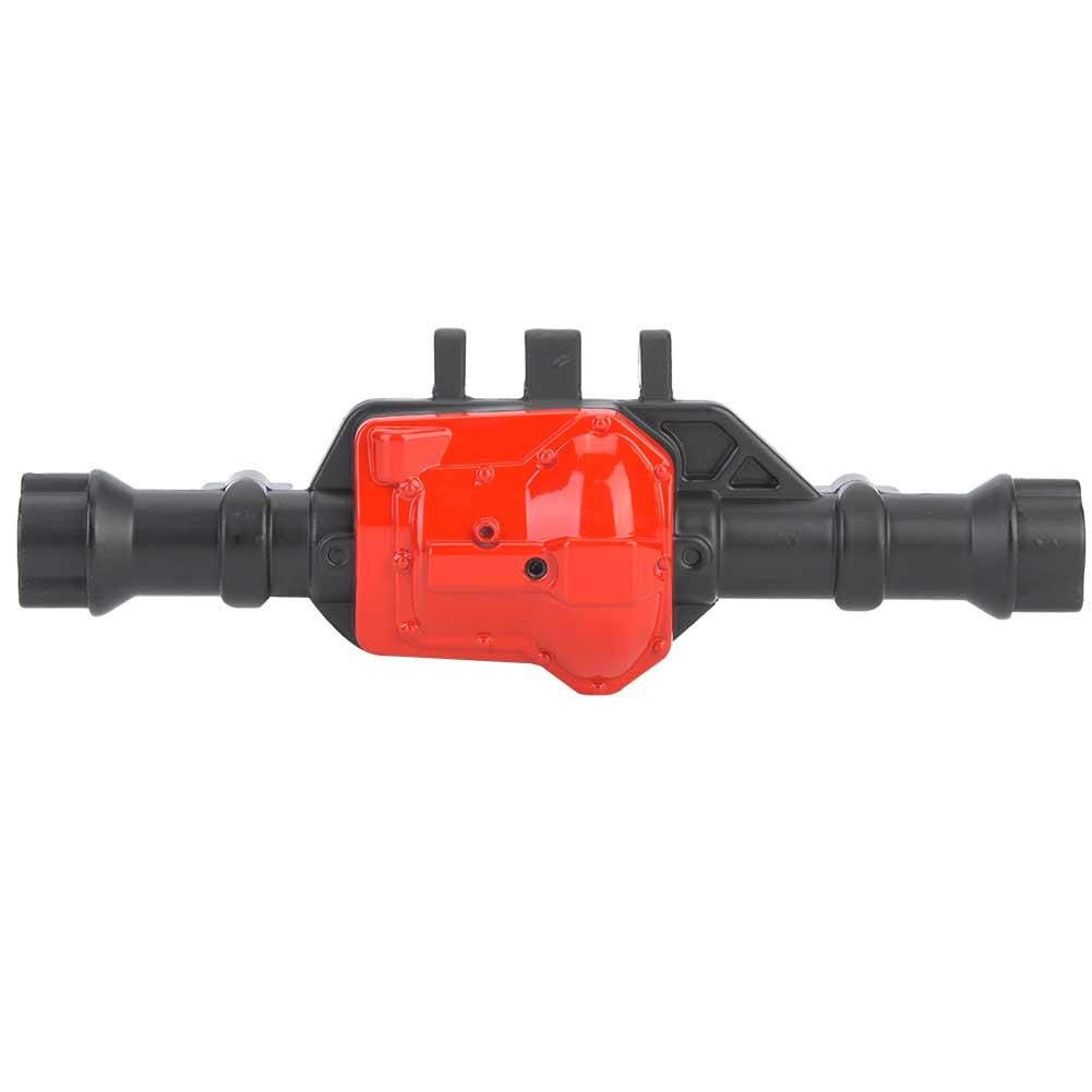 Front Axle Housing,1:10 Metal Front&Rear Axle Housing RC Upgrade Parts Accessory Compatible with RC Model Car(Black Red)