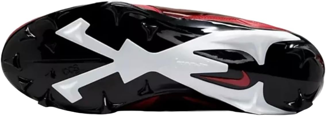 Nike Alpha Menace 4 Pro Football Cleats (FD7037-600, University Red/Metallic Silver/Team Red) Size 7.5 - Image 5