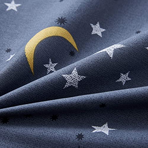 Brandream Boys Space Bedding Kids Bedding Sets Full Size Grey Astronaut 100% Cotton Duvet Cover Sets Reversible Zipper Closure(No Comforter Included) #TOP6