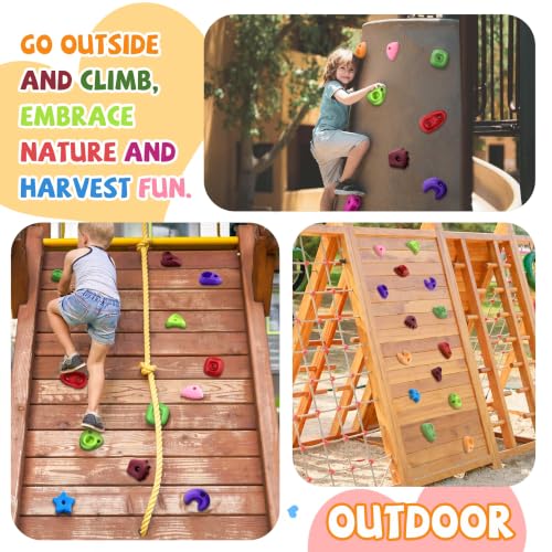 Image of 30Pcs Random Rock Climbing Holds, Blind Box, Rock Wall Grips for Kids Adult