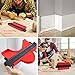 Contour Gauge, 2 Pack Contour Profile Gauge with Lock,contour gauge profile tool,Clamping Function Widen Measure Tool Precisely Copy Irregular Shape for DIY Gift, Woodworking, Carpentry, Laminate