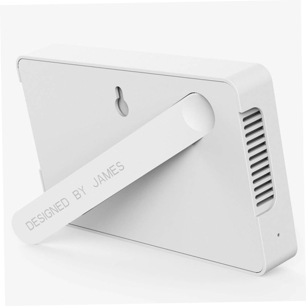 1pc Digital Thermometer Hygrometer Digital Humidity Meter Digital Temperature Meter Temperature and Humidity Meter Monitor Touch White