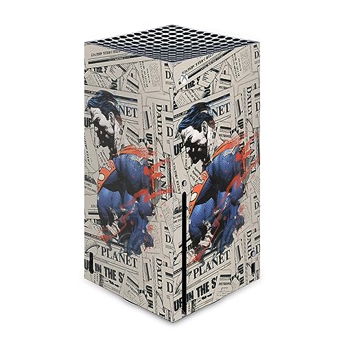 Couverture Vinyle Xbox Series X aux Motifs de Bandes Dessinées Superman