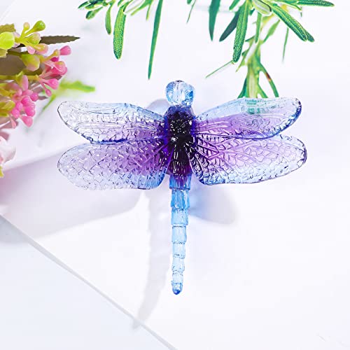 Ywhl Crystal Dragonfly Gifts For Women, Glass Dragonfly Figurines Decor, Animal Collectible Figurines For Home Decoration #TOP4