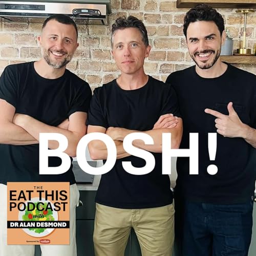 Page de couverture de Why BOSH! Are Focusing on Health and Longevity - Bonus Episode Live at Vegan Camp Out.
