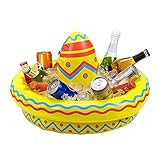 Aufblasbarer Sombrero Widmann 04839 - Aufblasbarer Sombrero Getränkekühler