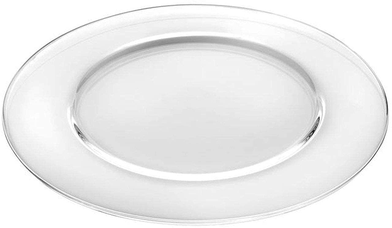 SWEET HOME Varotto & Co. Set 12 Sottopiatto Rotondi Vetro Trasparente cod.SV00292ZZ