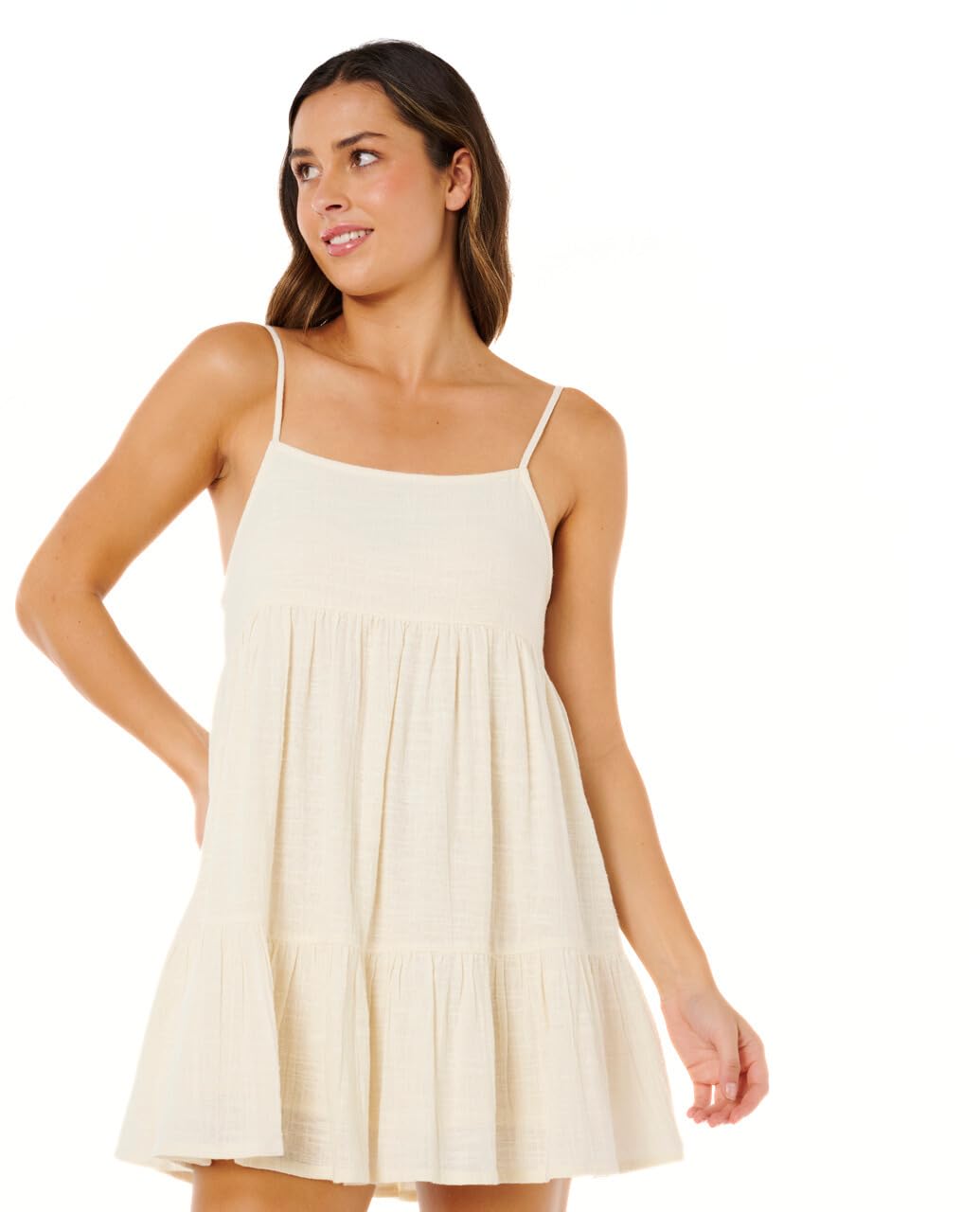 Rip Curl Women's Classic Surf Cover Up Dress Swimwear, Bone, S