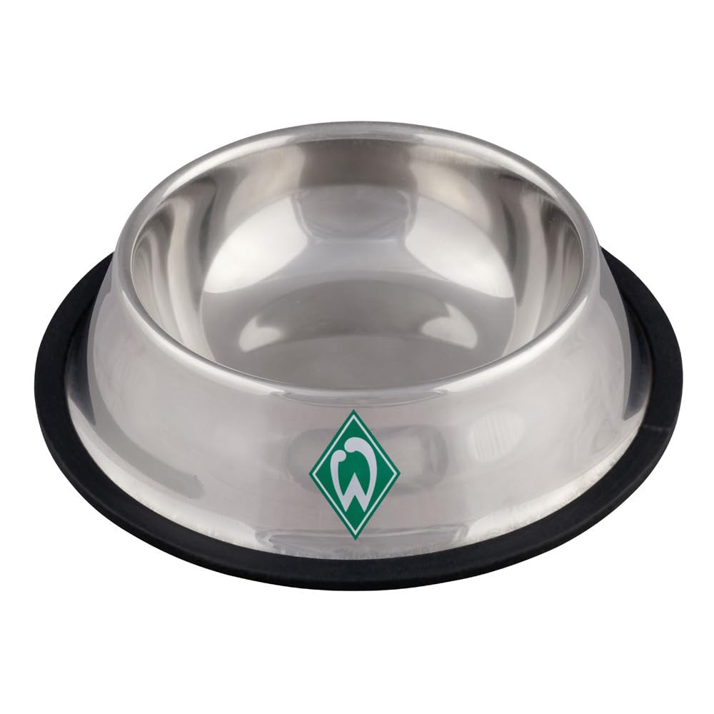 Werder Bremen Hundenapf Edelstahl | aus Edelstahl, Verschiedene Größen (15,5 cm)