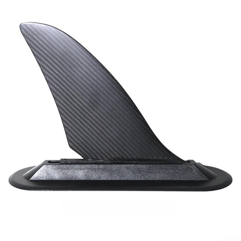 Honseadek All Carbon Fiber Surf Fin, Racing Paddleboard Fin for Speed and Stability, Lightweight Fish Tail Ruder Competition Surfboard Accessory