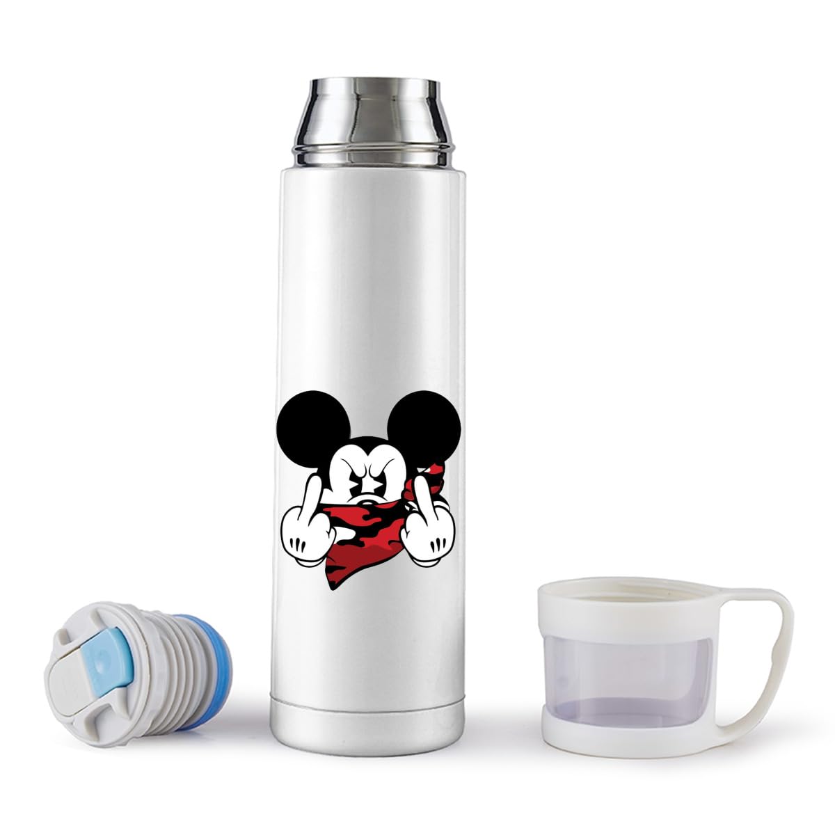 ミッキーマウス　ステンレス製　携帯魔法瓶 Amazon｜水筒 ミッキーマウス 魔法瓶 ステンレスボトル マグボトル