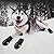 MOKCCI Truelove Dog Boots Waterproof Dog Shoes with Best Reflective Straps for Small Medium Large