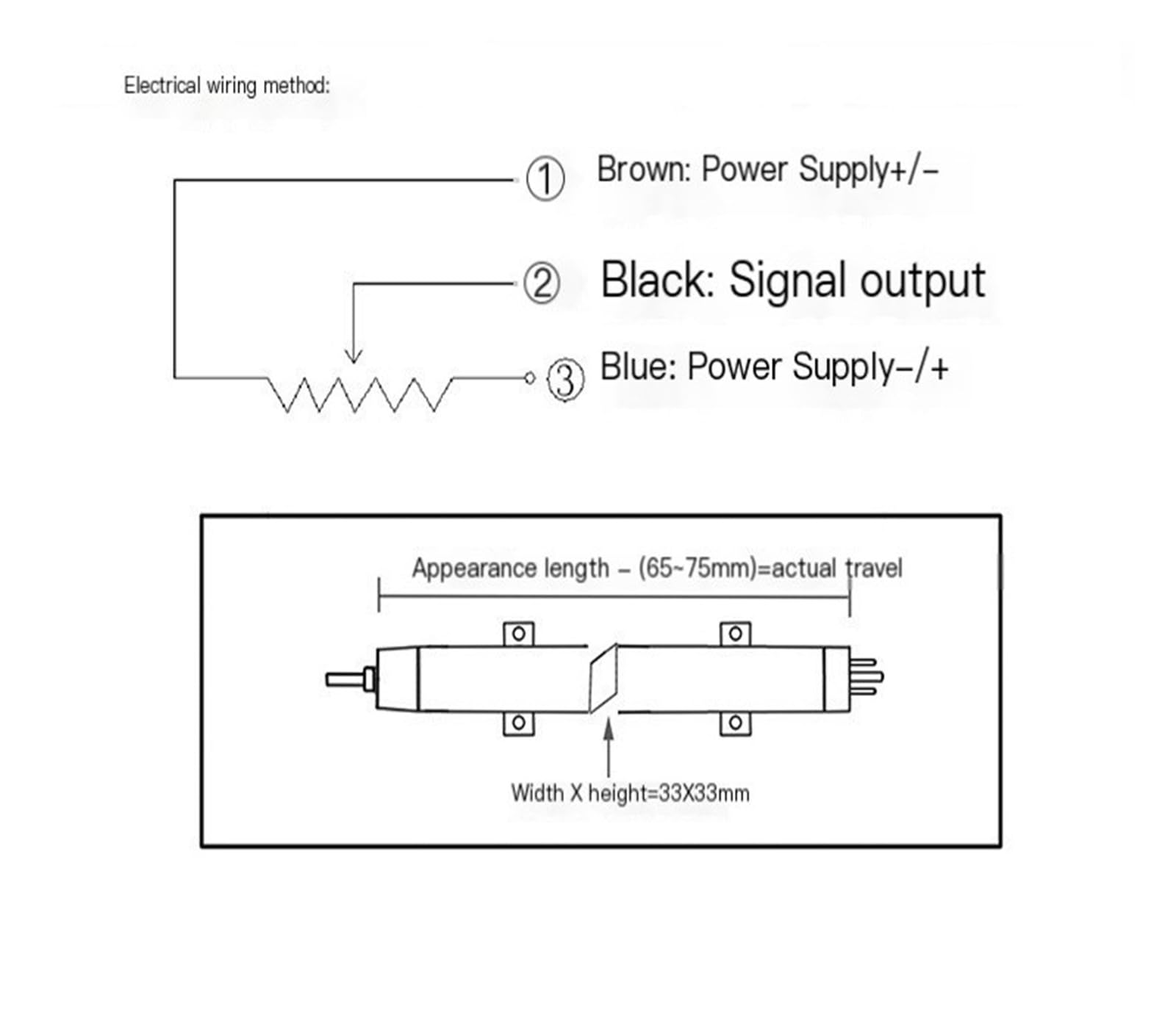 Maszyna do formowania wtryskowego Elektroniczna linijka Typ drążka kierowniczego Wskaźnik przemieszczenia Linijowy czujnik przemieszczenia (200 mm)