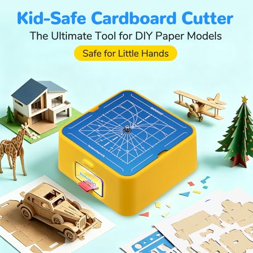 Image of | Kid Safe Cardboard Cutter - Upgraded Version | with Enhanced Accessories, No Sharp Edge DIY STEM Art Tool for Cardboard Building, Homeschool & Upcycling Projects