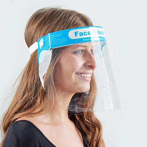 XRGO Face Shield with elastic padded headband and anti-fog HD transparent film