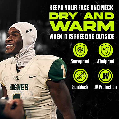 We Ball Sports Máscara de esqui para adultos, balaclava com capuz Hyperwarm | Rosto completo, leve,