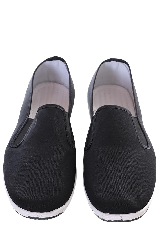 Kungfu artes marciales chinas Taichi Wushu ocio tela zapatos mocasines negro antideslizante