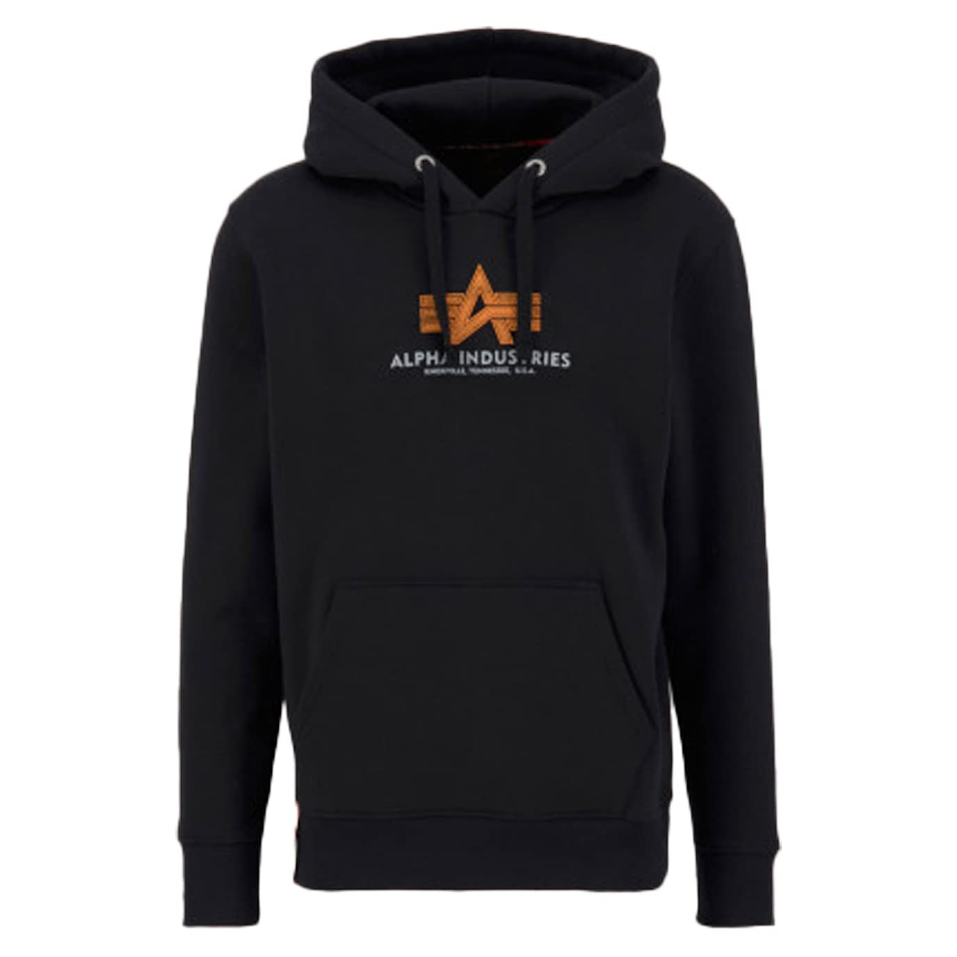 ALPHA INDUSTRIESMen's Basic Rubber Hoodie Hooded Sweatshirt