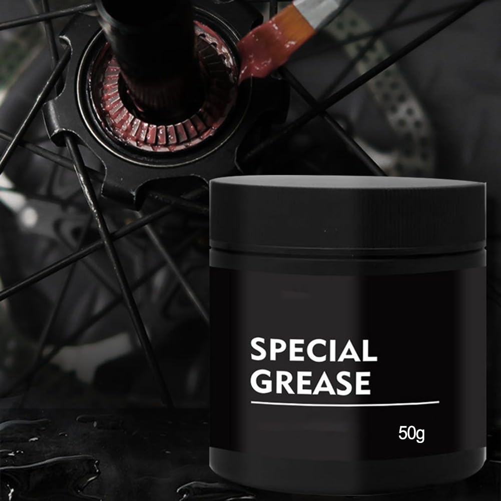 Grasso lubrificante rosso a cricchetto per bicicletta, 50 g, per sistema DT Swiss Hub, grasso ad alta lubrificazione a bassa viscosità per un coinvolgimento fluido per kit di riparazione bici
