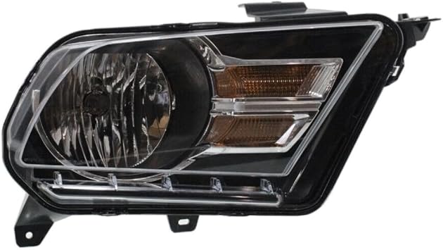 for Ford for Mustang 2010-2014 1pc Headlight Right Clear Lens Chrome Interior w/bulbs FO2503281