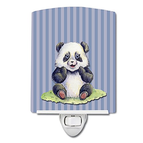 Lámpara de noche de cerámica forma oso panda