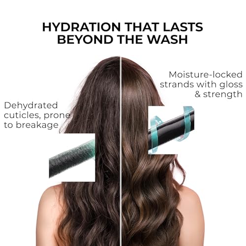 Image of Streax Professional Vitariche Gloss Hair Mask With Hyaluronic Acid- 200gm, Deep Conditioner for Dry, Damaged & Frizz free Hair, Hydrating Masque with Hyaluron Molecules, Sulfate & Paraben-Free, Hair Mask for Frizzy Hair, For Smooth, Shiny, Bouncy, Hydrated Hair (Pack of 1)