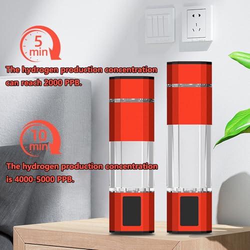 Bouteille d'eau riche en hydrogène SPE 2000 PPB avec écran LED