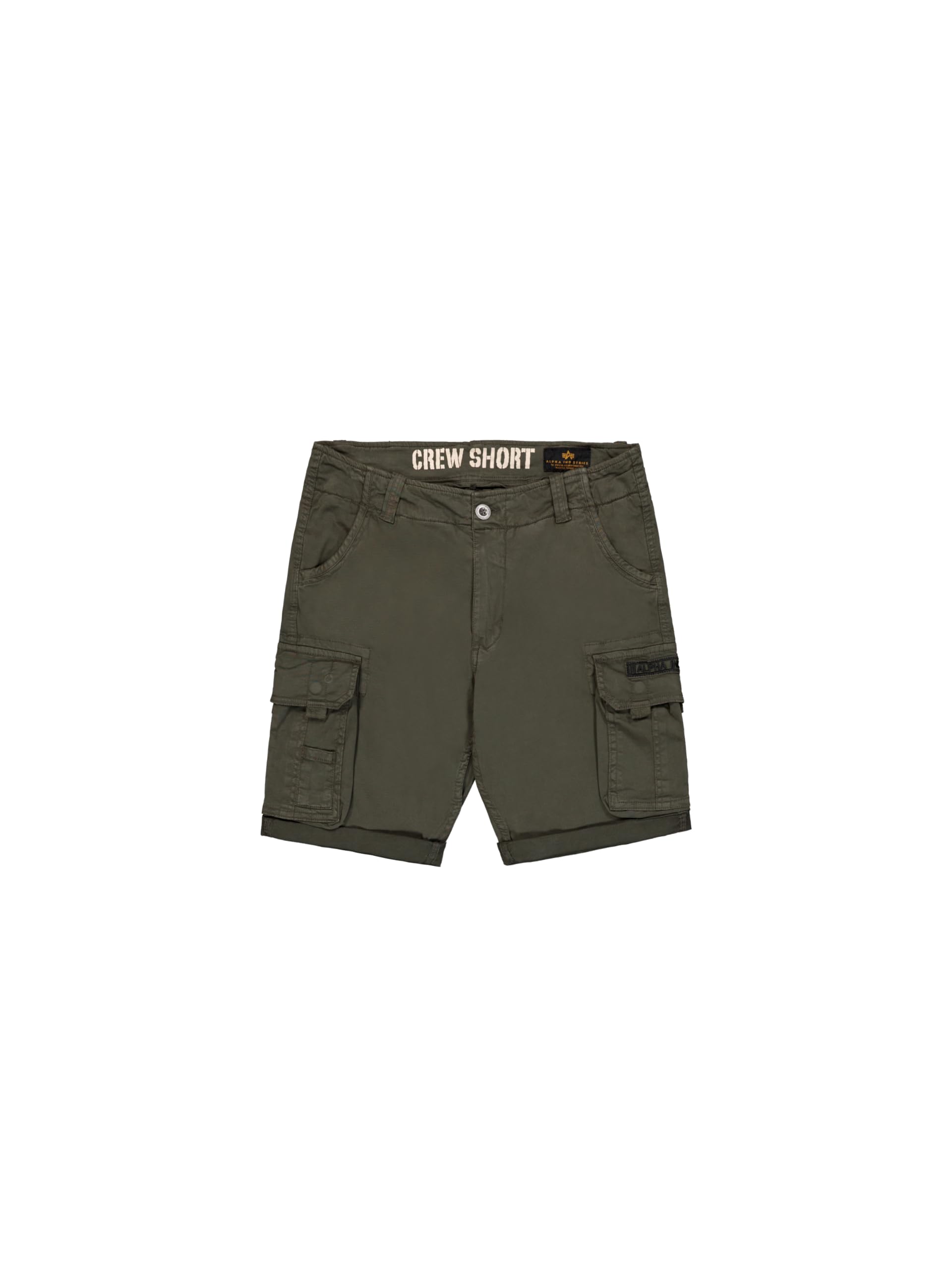 Alpha Industries Herren Crew Short Für Cargos, Greyblack, 31 EU