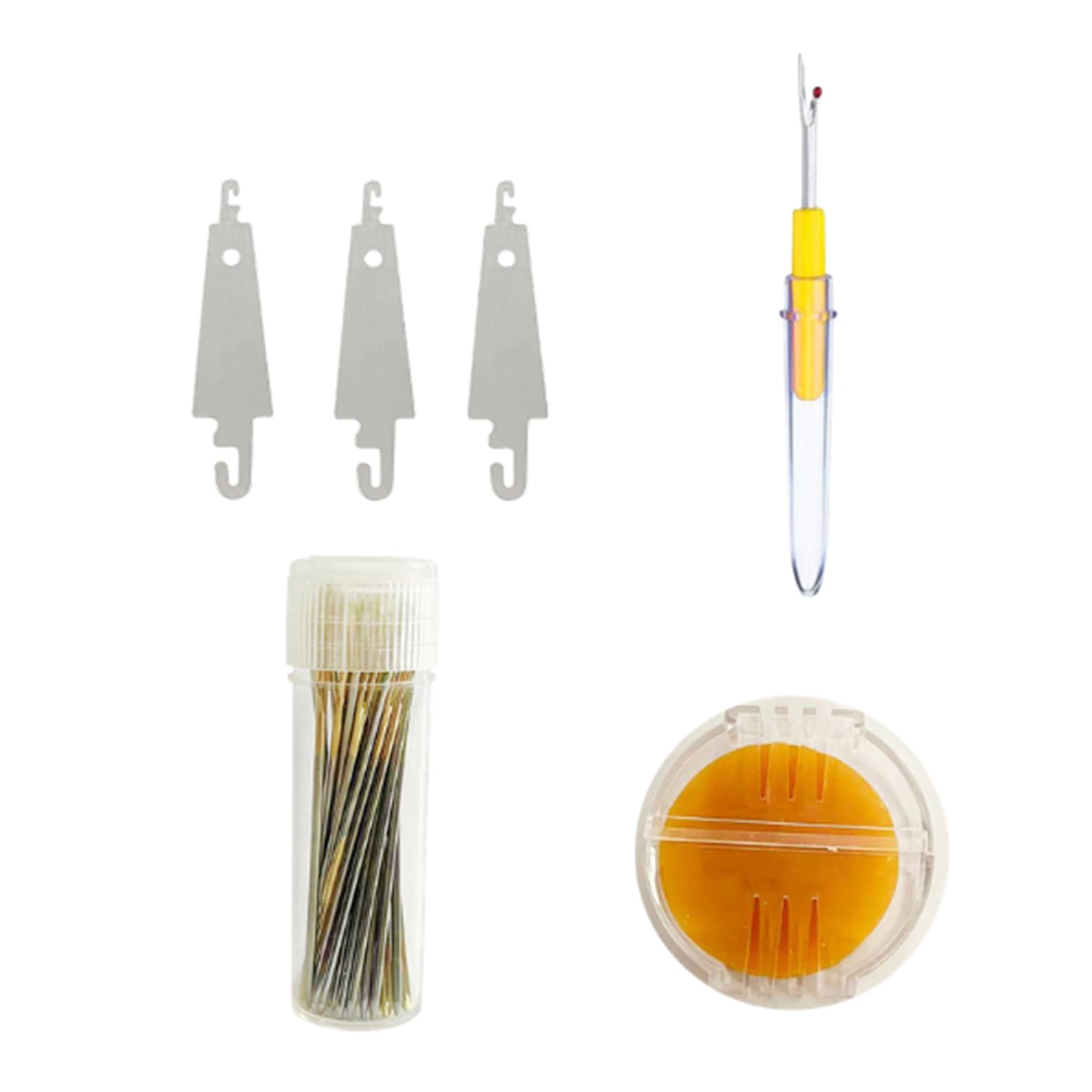 Portable Sewing Supplies Accessories Sets Includes Seam Ripper and Needle
