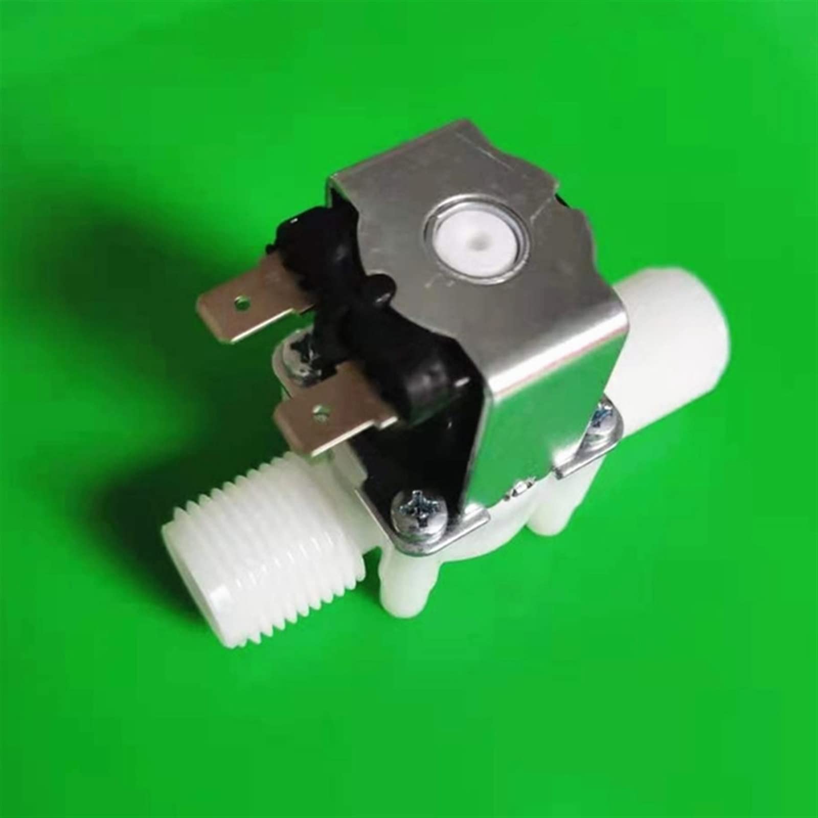 HDPHCRIUN Water Solenoid For VALVE 1/2 Quot; X Thread Air Water- Inlet Normally Closed Washing Machine For 12V/24V/110V/220V 1Pcs(110 Volt)