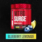Jacked Factory NITROSURGE Shred Pre Workout Supplement - Energy Booster, Instant Strength Gains, Sharp Focus, Powerful Pumps - Nitric Oxide Booster & PreWorkout Powder - 30Sv, Blueberry Lemonade - Image 3