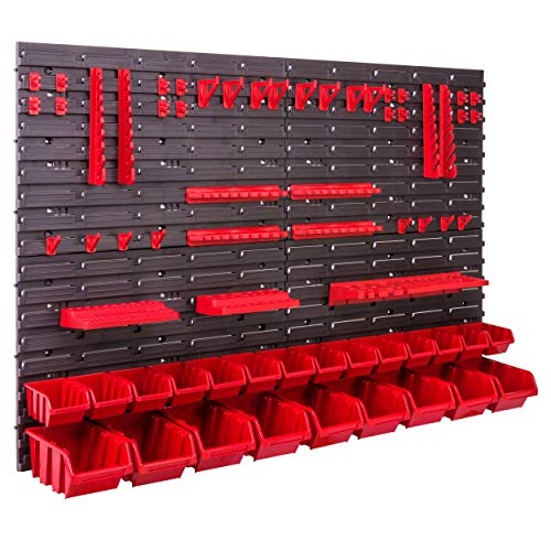 Lagersystem Wandregal 115x78 cm, Werkzeughalterungen,...