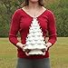 Milltown Merchants Ceramic Christmas Tree - Tabletop Tree with Lights - (15.5