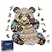 Anyingkai Rompecabezas Madera Animales,Puzzle Animales Madera,Puzzle Animales,Rompecabezas de Madera,Rompecabezas Madera Niños,Rompecabezas de Madera Adultos (panda)