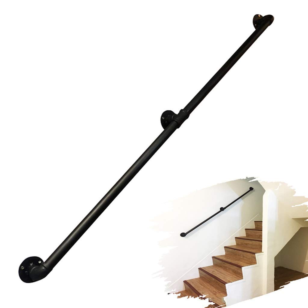 Main Courante Escalier Intérieur Sécurisée pour Personnes Âgées et Garde-Corps Fer