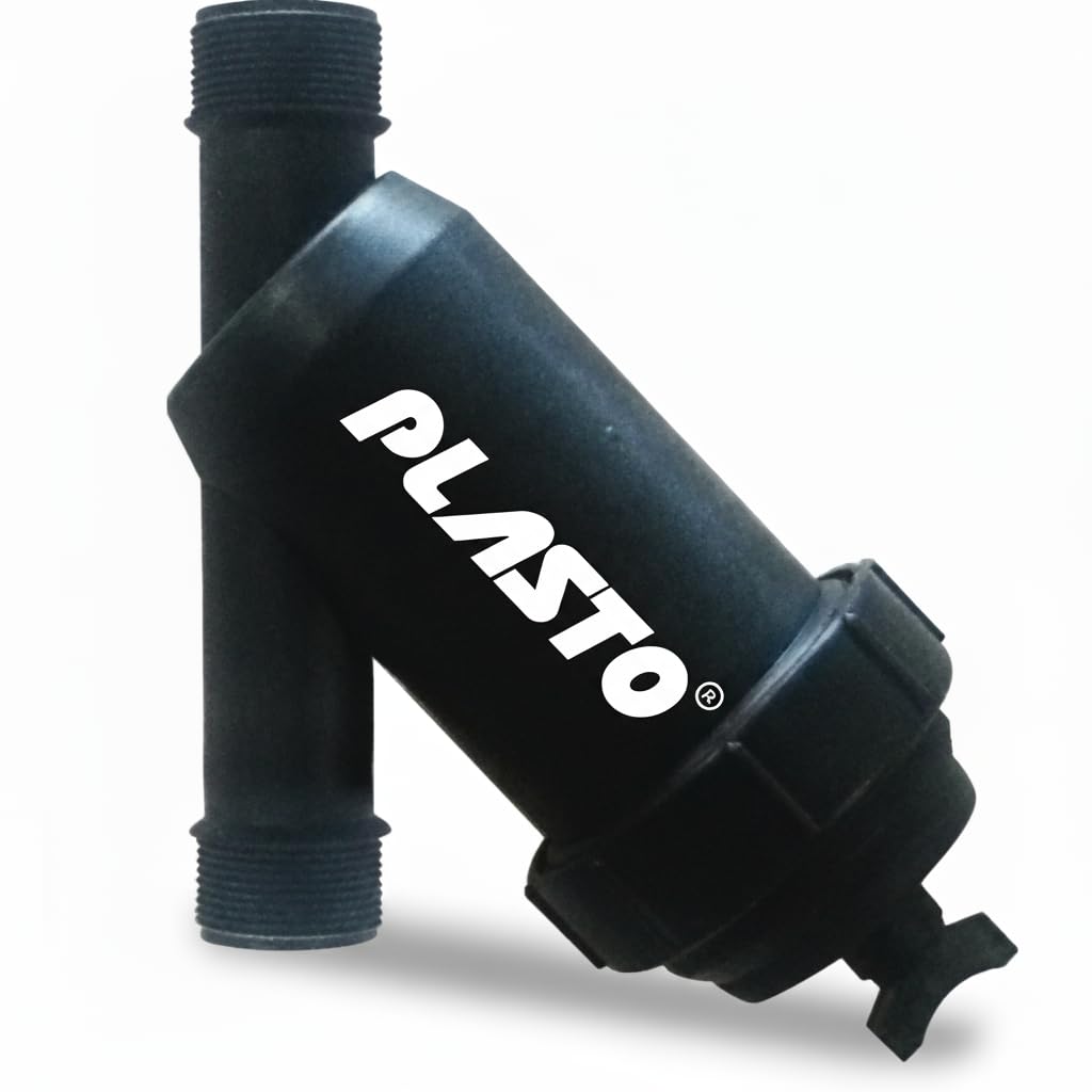 Plasto Water Tank Filter 25 MM | Stainless Steel 304 Grade Mesh | UV Stabilized Material | 5 Year Warranty | Cleans All Sand, Dirt Sediments (150 Micron, 1 Inch Filter | 25 MM)