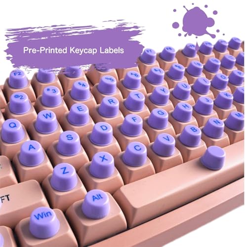 Pegatinas para Teclado 96 Piezas Morado miniatura 5