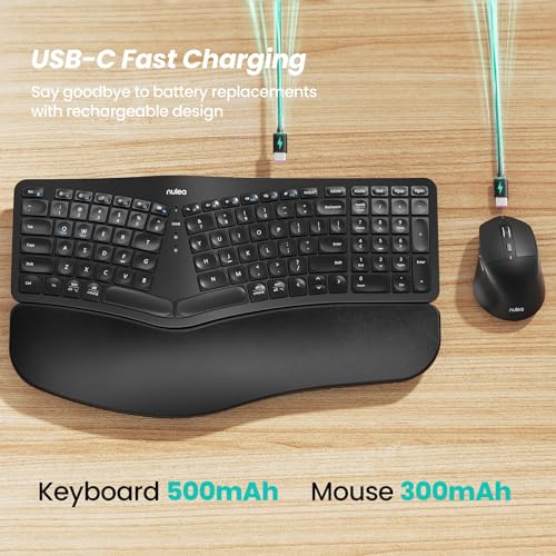 Nulea Km75 Advanced Ergonomic Wireless Keyboard And Mouse Combo thumb #5