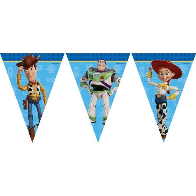 Procos Flag Banner Toy Story 5 FSC® Mix, Hanging Decoration, Garland, Birthday, Theme Party 2.3m