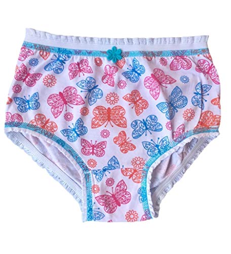 Kit Com 10 Calcinhas Infantil Estampada de Algodão (G)