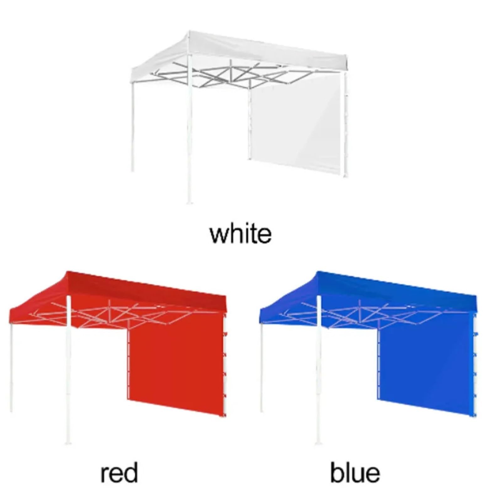 Cochera Exterior Toldos instantáneos para Exteriores, protección Solar instantánea, Tela Oxford, Plegable, para Tienda de campaña. Toldo de Coche(White)