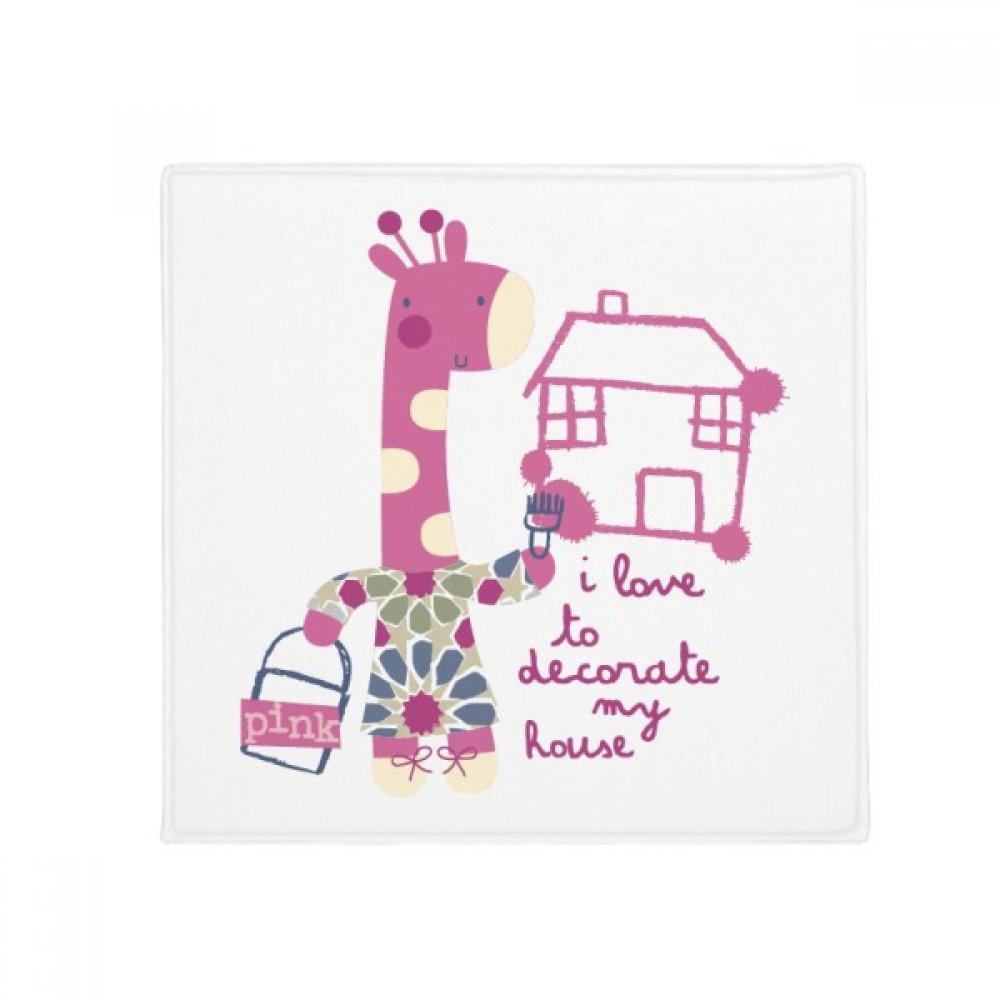 Tapis de cuisine girafe rose pour protéger le sol de la maison