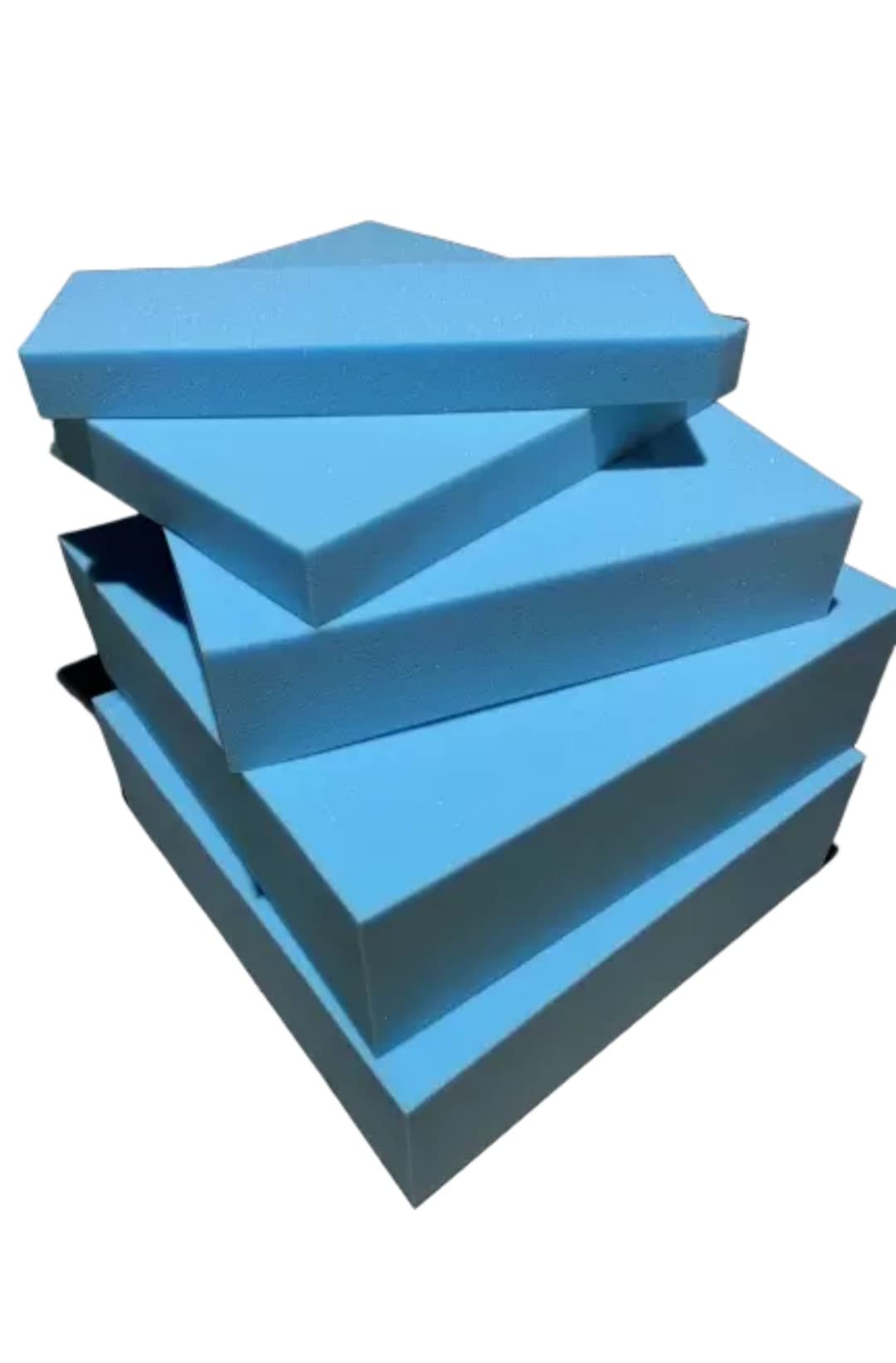 High Density Blue Firm Upholstery Foam for Any Seat Pad, Cushion, Sofa Seat (14" x 14" x 6")